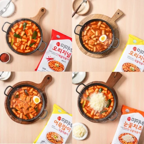 [04347] 미미네 떡볶이 인기 9종 밀키트 , 4봉 골라담기