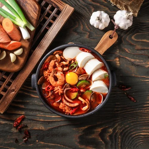 [04384] 해물듬뿍 짬뽕순두부 840g(끓이면 1,500g) 2~3인분 건더기 없는 편식짬뽕