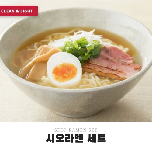 [04396] 마츠바라 일본 시오라멘 3인분 세트 ( 스프 3개 + 생면 125g 3개)