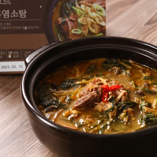 [04398] 흑색건강 잇츠고트 진 흑염소탕 750g 1팩 염소탕 밀키트 전골