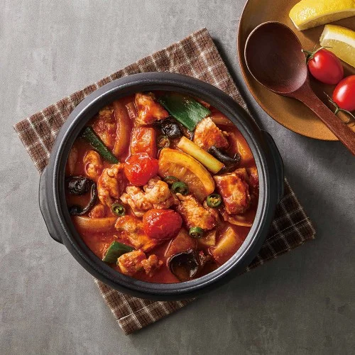 [04407] 모두의맛집 청계산 부안애서 토마토 순살 닭볶음탕 밀키트 504g, 3개