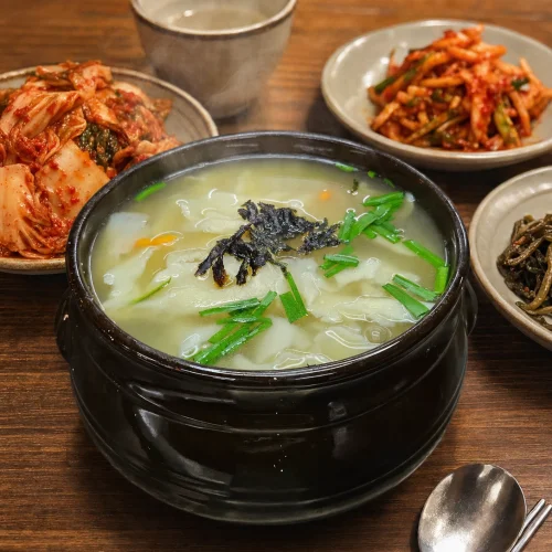 [04424] 더수제비 멸치수제비 2인분 집들이 밀키트 캠핑음식 간편식품 삼청골명가