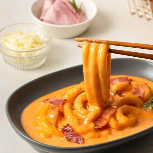 [04476] 홍코너 로제떡볶이 누들 떡볶이 밀떡 부드러운 맛