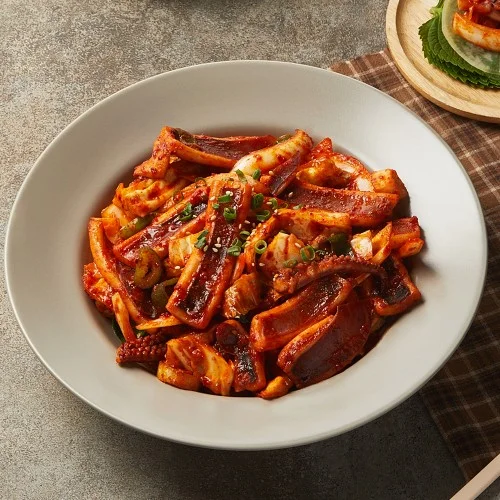 [04484] 쿡솜씨 매콤 오징어볶음 밀키트 오징어 불고기 덮밥 캠핑요리