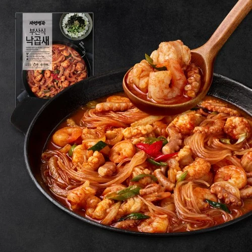 [04490] 자연별곡 부산식 낙곱새 600g 1팩 캠핑 밀키트