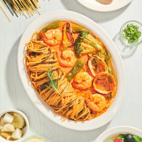 [04519] 그로또 멕시코 크림 파스타 2인분 905g 홈파티 캠핑음식 요리 밀키트
