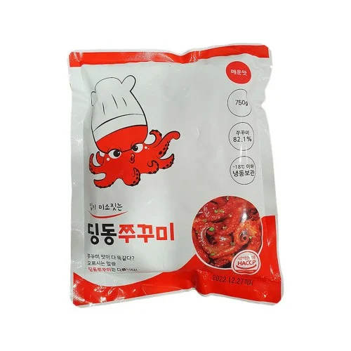 [04538] 매운 통통한 양념 쭈꾸미 볶음 집들이 음식 밀키트