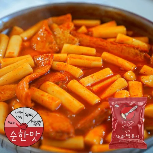 [04572] [파주맞음] 사과떡볶이 밀키트 밀떡볶이 오리지널팩 순한맛, 870g, 1개
