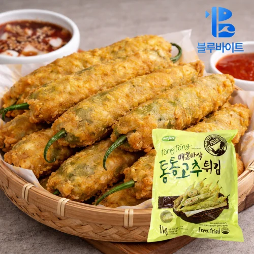 [04658] 세진 통통 고추 튀김 1kg 분식 업소용 대용량
