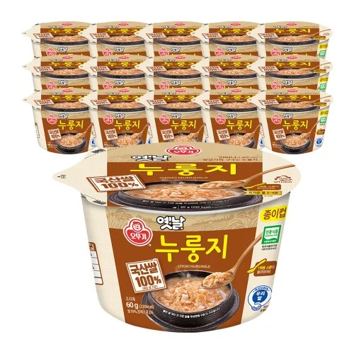 [04702] 오뚜기 옛날 구수한 누룽지 60g 16개