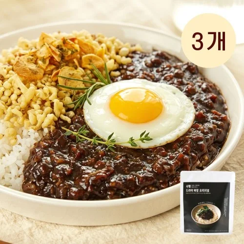 [04785] 사평 숙성 진한 맛 저수분 일본카레 드라이짜장, 190g, 3개