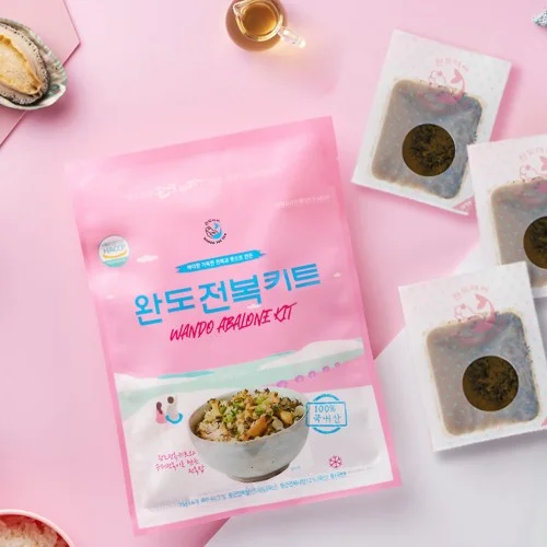 [04821] 완도더씨 완도전복키트 전복내장 게우 소스