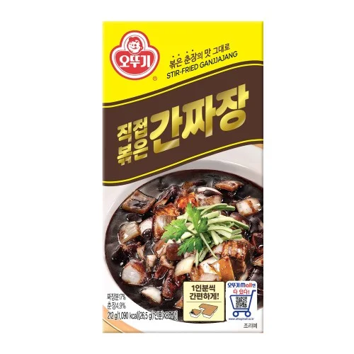 [04843] 오뚜기 직접볶은간짜장 고형 212g, 1개
