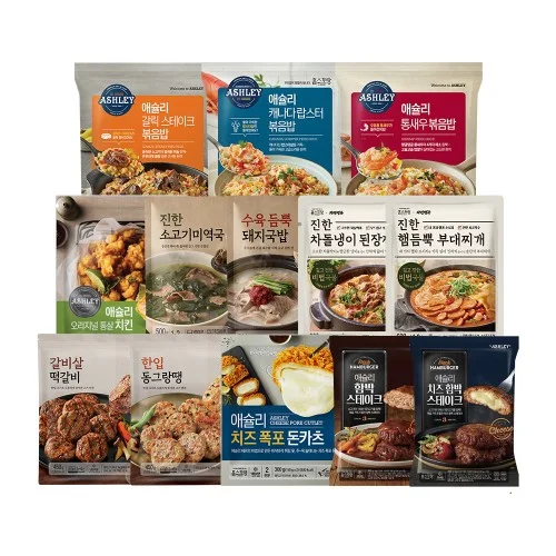 [04888] 한끼 집밥 자연별곡 돼지국밥 외 43종 식단 반찬 볶음밥 한식