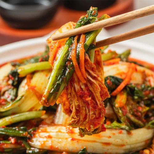 [04955] 운림가 55년전통 국산 전라도 매콤아삭 열무 얼갈이 김치 1kg