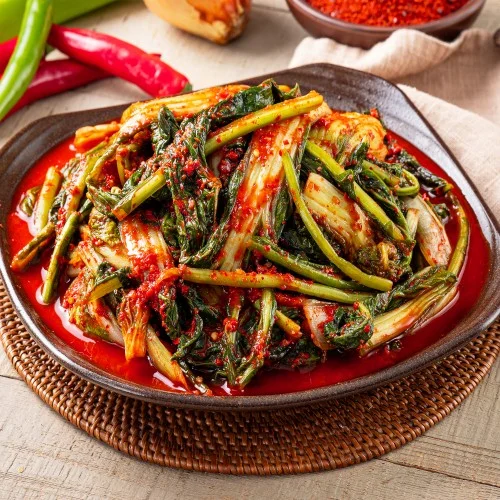 [04975] 국내산 전라도식 열무 얼갈이김치 2kg 당일제조