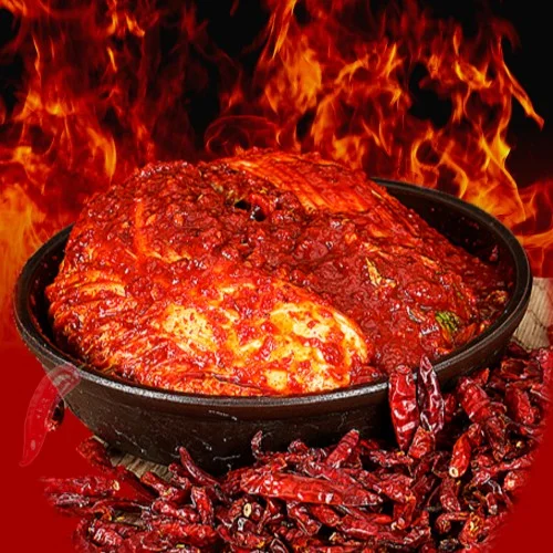 [05024] 핵폭탄 실비 매운 김치 갓담근 포기 배추 1kg