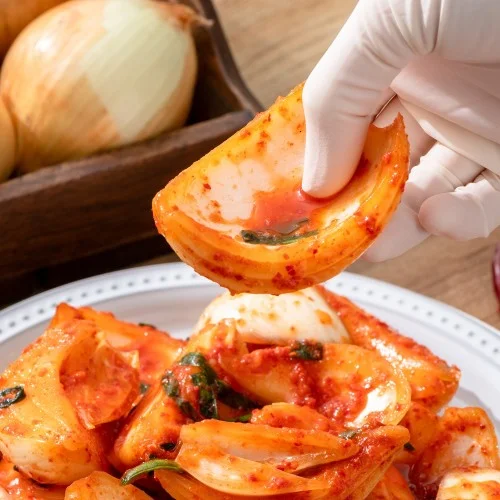 [05029] 운림가 55년전통 국산 전라도 양파김치 1kg