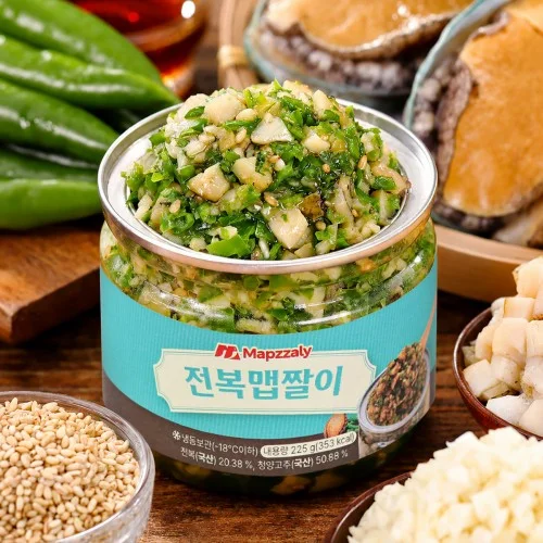 [05082] 셰프애찬 전복맵짤이 청양고추 땡초장 양념장 장아찌 다대기 다진고추 250g