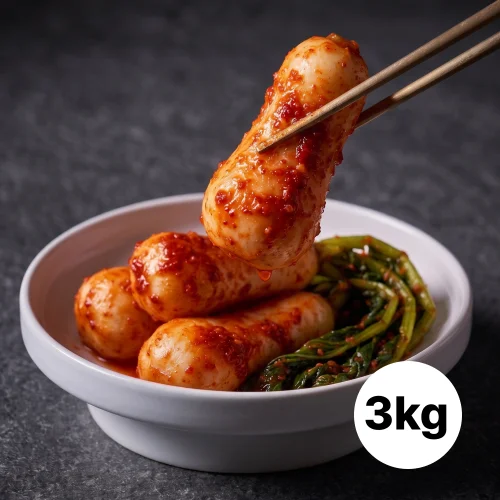 [05094] 참가득 총각김치 3kg 국내산 100% 총각무 알타리김치
