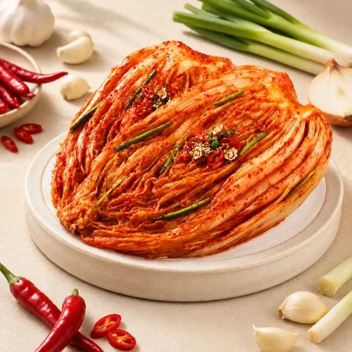 [05105] 배추김치 봉화청량산 국산 경상도식 생포기김치 3kg, 1개