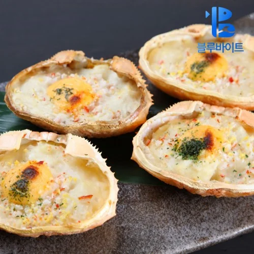 [05241] 치즈 해물 그라탕 700g 10마리 게딱지