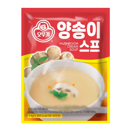 [05242] [대용량 업소용] 오뚜기 양송이스프 1kg, 1개