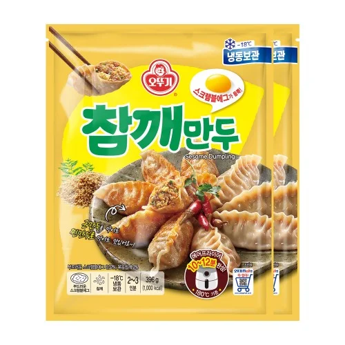 [05244] 오뚜기 참깨만두 396g 2개