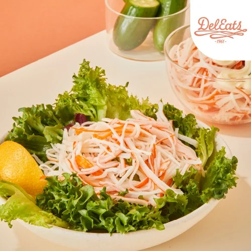 [05254] 델리츠 프리미엄 게맛살 1kg 초밥 카나페 세절 맛살 냉동 게맛살 크랩맛살