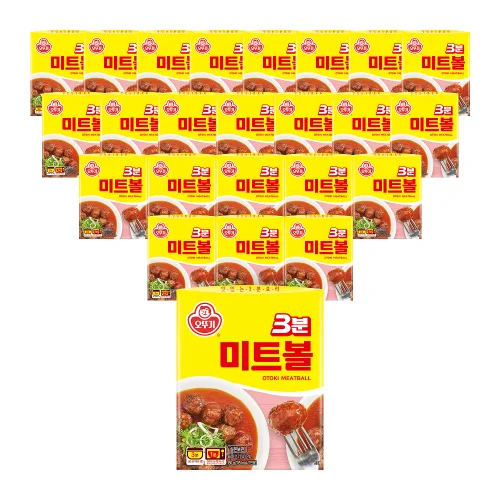 [05264] 오뚜기 3분 미트볼 150g 24개