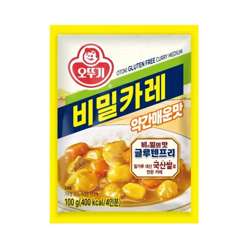 [05315] 오뚜기 비밀카레 약간매운맛, 100g, 1개