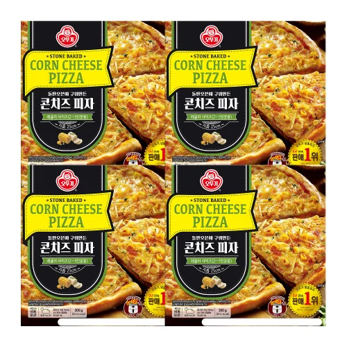 [05332] 오뚜기 콘치즈 피자 300g 4개