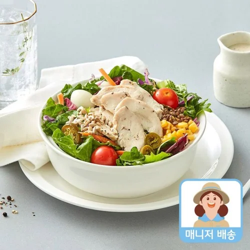 [05353] 잇츠온 블랙페퍼치킨 흑임자어니언 샐러드(284g)