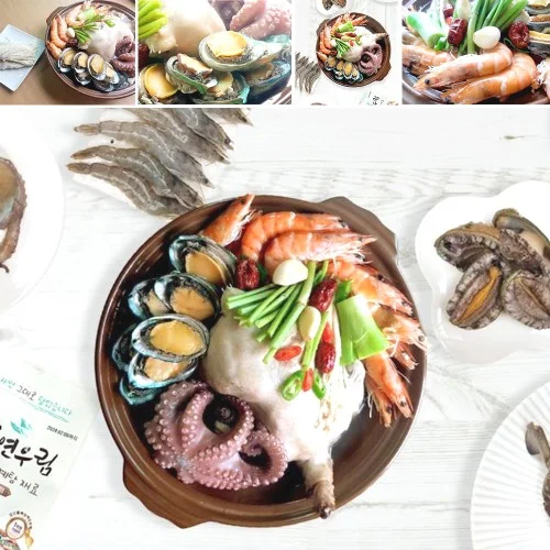 [05838] 한식 복날 해신탕 전복요리 여름철 중복 보양음식 별미 중복음식
