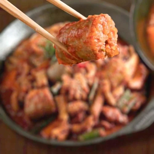 [05842] 수제 직화 순대곱창볶음 350g 국내산 돼지 야식 캠핑 술안주 혼술
