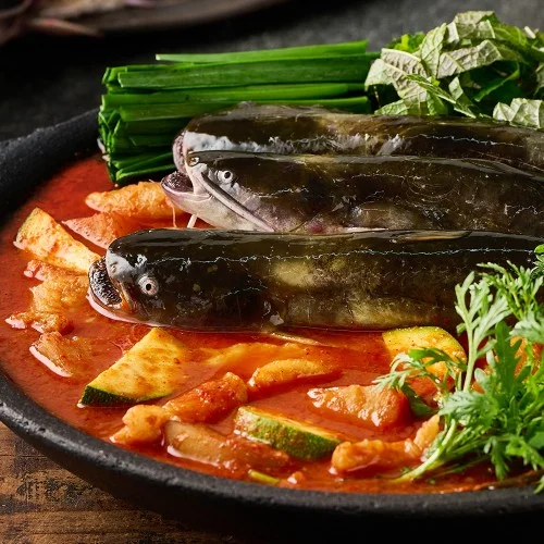 [05856] 팔팔 메기 매운탕 밀키트 소 2인분 & 펜션 캠핑 여행요리 안주 집안행사