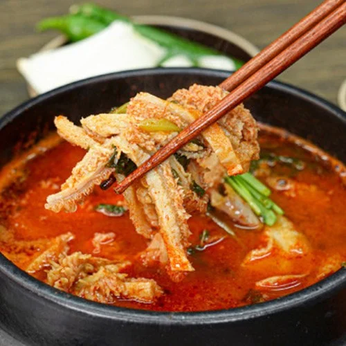 [05857] [2인분초특가]무청시래기 소내장전골 1kg 2인분 / 얼큰한 해장국 소양듬뿍 내장전골