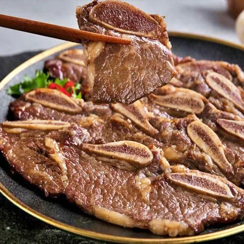 [05876] 양념 la 갈비 밀키트 캠핑용 양념 소 갈비살 1kg