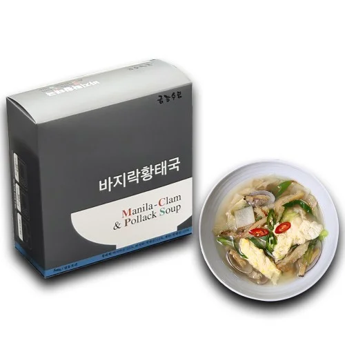 [05880] 금강수림 바지락황태국 500g