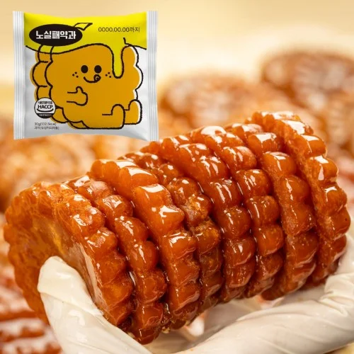 [05942] 노실패 수제 찹쌀 약과 선물세트 장인 30개