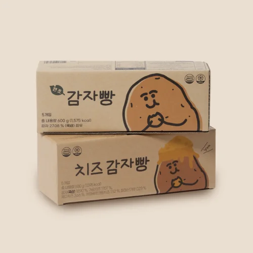 [05973] 감자빵 5개입, 치즈 감자빵 5개입 세트