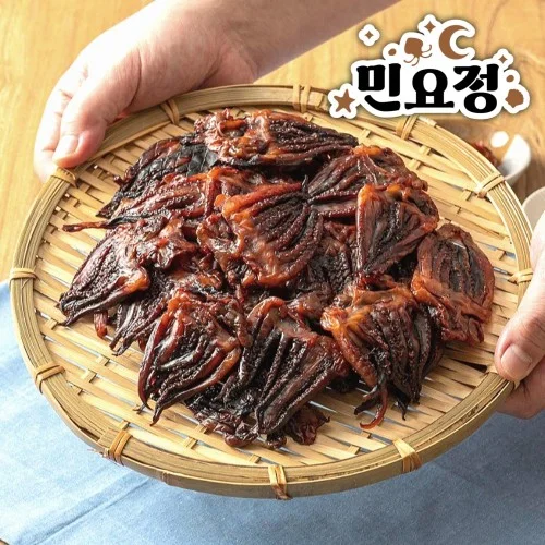 [05981] 까망 납짝 숏다리 오다리 오징어 다리 맥주안주 300g