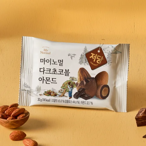 [06031] 마이노멀 알룰로스 초코볼 1박스 (다크 초콜릿 아몬드) 외 3종