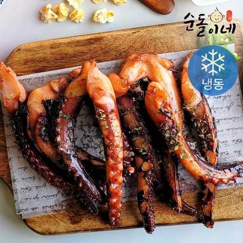 [06081] 순돌이네 국내가공 통족 소 가문어 오징어다리 500g