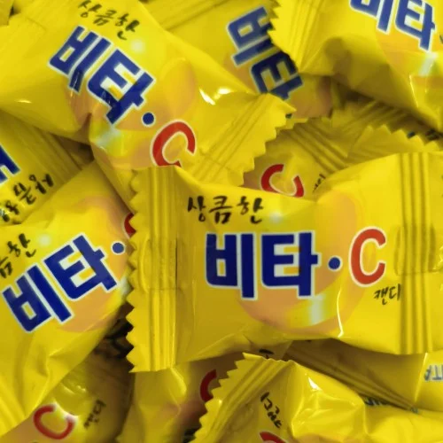 [06096] 대용량사탕 비타C캔디 2kg 업소용 스터디카페 사무실 탕비실 식당 후식 사탕
