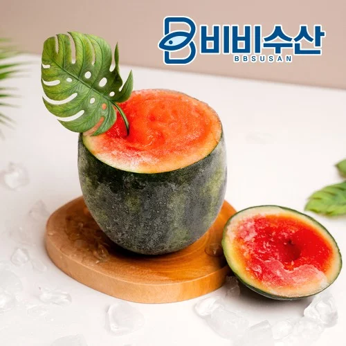 [06105] 수박 샤베트 4개 (드라이 2개 포함) 업소용 도매용 수박샤베트