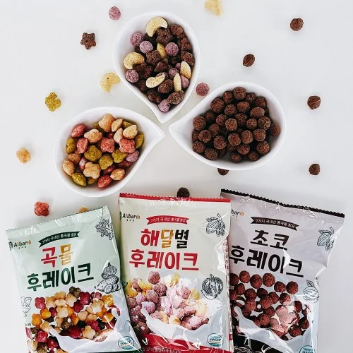 [06109] 올바름 간편 간식 후레이크 아기시리얼 어른시리얼 20g 곡물 해달별 초코