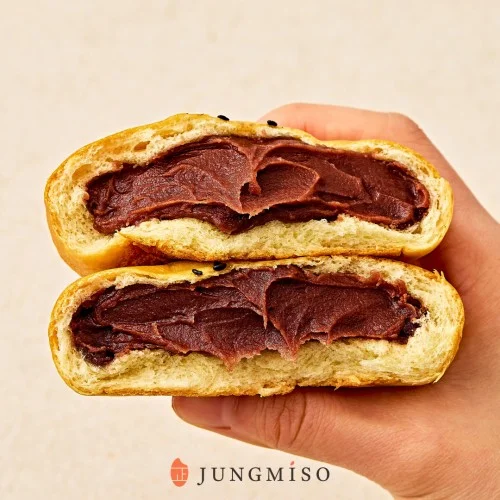 [06160] 정미소 저당 쌀 단팥빵 100g, 4개입, 1개