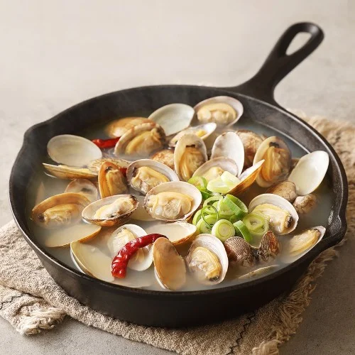 [06698] [푸딩팩토리] 간편 바지락술찜 560g 밀키트 (풍미 가득 와인 특제소스) 조개탕 캠핑 홈술