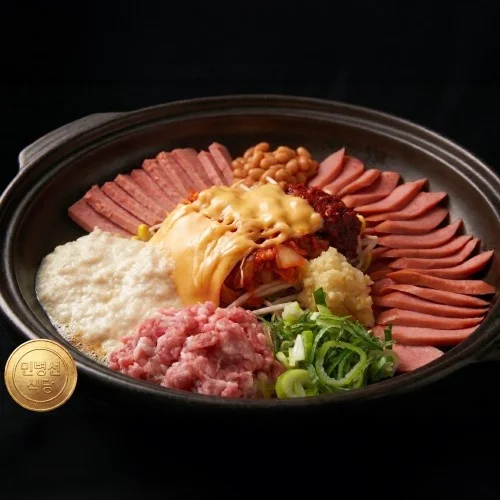 [06738] [원주맛집 민병선식당] 크리미 비지 부대찌개 2인분 600g